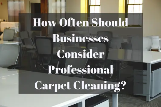 How Often Should Businesses Consider Professional Carpet Cleaning?
